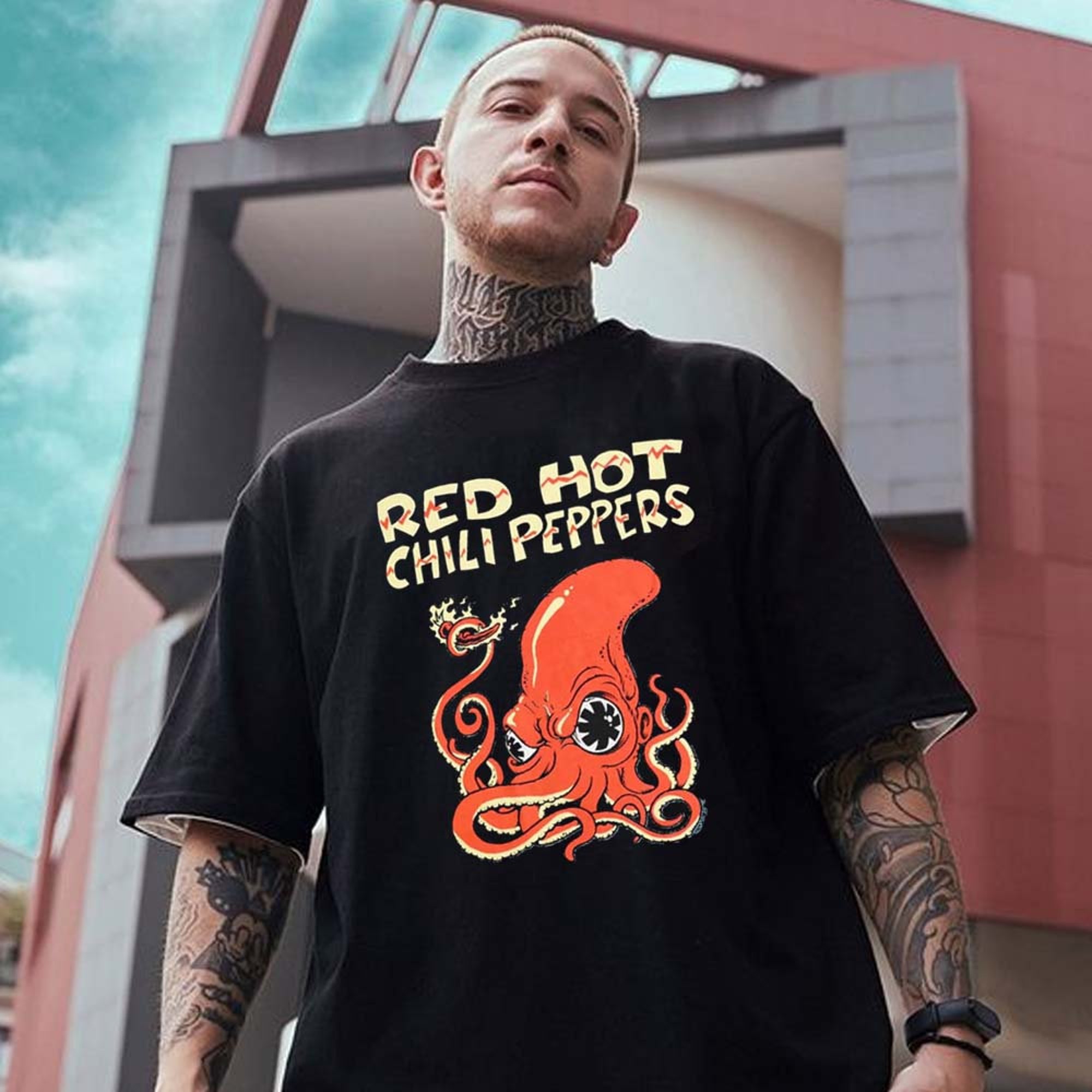 Red Hot Chili Peppers Shirt 2026 Asterisk Logo Tee Outfit