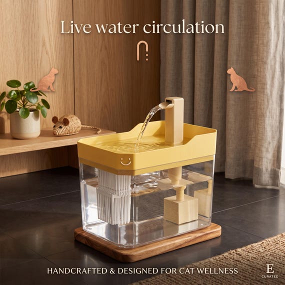 Automatic Cat Water Fountain | 1.5L USB Pet Water Dispenser | Quiet Drinking Bowl for Cats & Small Dogs