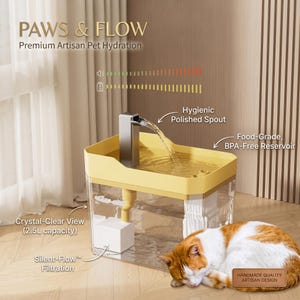 Electric Pet Water Fountain, Cat Hydration Fountain, Smart Water Dispenser, Circulating Water Bowl, Low Noise Pet Fountain, Fresh Water Bowl, Pet Water Feeder, Cat Essentials