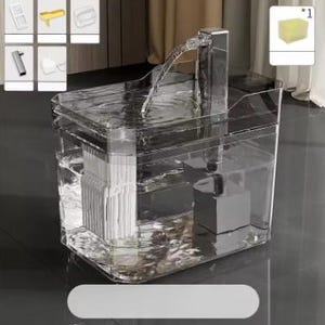 Premium Cat Water Fountain, USB Electric Pet Fountain, Filtered Water Dispenser, Automatic Cat Drinking Bowl, Low Noise Water Fountain, Cat Water Station, Pet Hydration Bowl, Fresh Water Dispenser, Cat Supplies, Pet Accessories