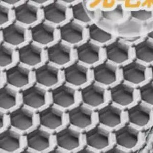 Large Honeycomb Cat Litter Mat made from durable EVA material with a waterproof bottom layer and non-slip backing. The double-layer design efficiently traps litter, cat sand, and debris while protecting floors from scratches and spills. Easy to empty, wash, and reuse. Perfect for cat owners looking for a practical litter box mat, cat accessory, and floor protection solution.