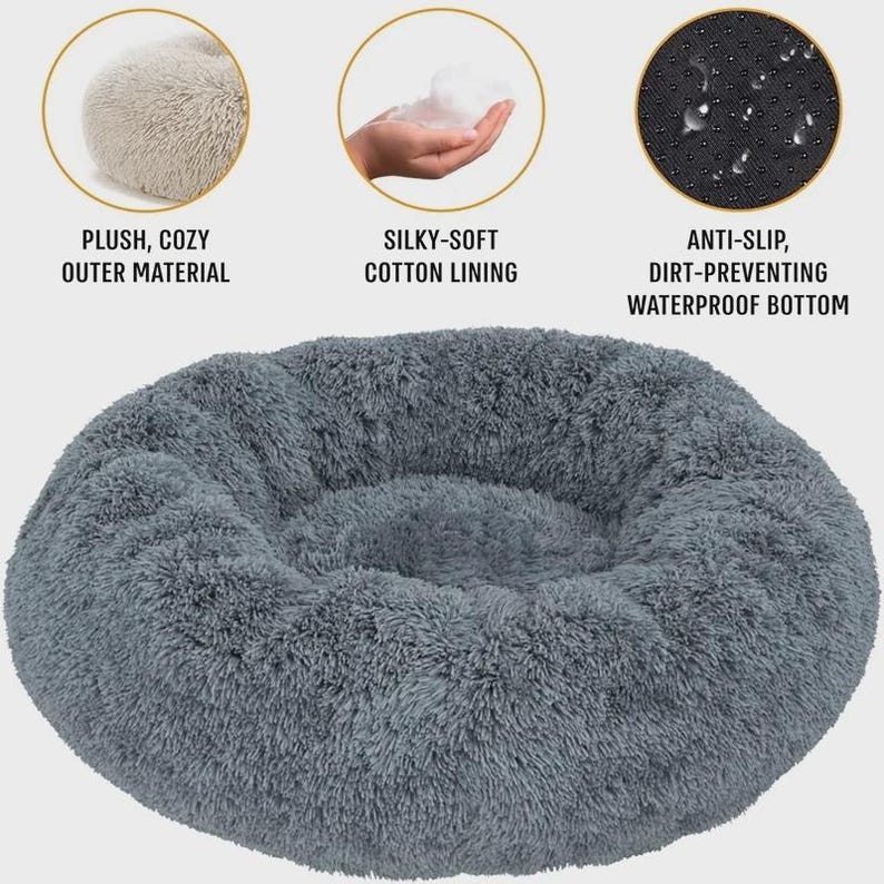 Extra Soft Dog Bed, Ultra Plush Pet Bed, Thick Pet Cushion, Luxury Plush Bed, Comfortable Dog Bed, Premium Dog Cushion, Warm Sleeping Bed, Plush Nest
Dog Bed Round, Donut Pet Cushion, Round Sleeping Bed, Pet Sleeping Cushion, Fluffy Cushion Bed, Soft Plush Cushion, Warm Round Bed, Indoor Dog Cushion