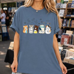 Science Teacher Shirt, Embroidered Chemistry Cats Sweatshirt, Funny Laboratory Crewneck, Cat Lover Tee, STEM Student Gift