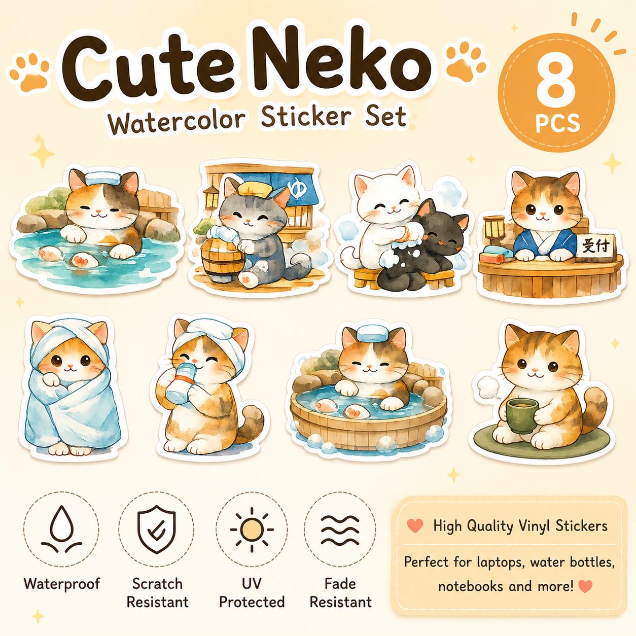 Japan Onsen Stickers - Etsy
