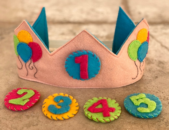 Felt birthday crown hotsell