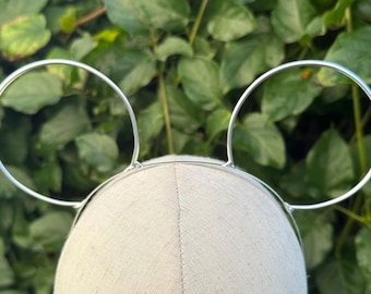 Minimalist Mickey Ears and Minimalist Minnie Ears, Wire Mickey Ears, Basic Mickey Ears, Mickey Ears Base, Minimal Ears
