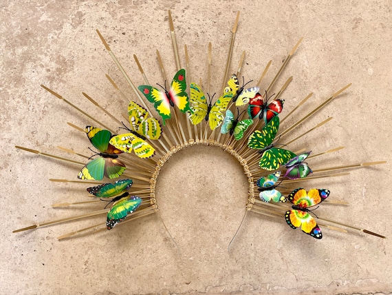 Butterfly Halo Crown - Sunburst Crown - Embellished  display picture 3