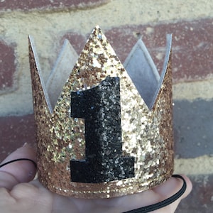 Personalized Birthday Glitter Crown