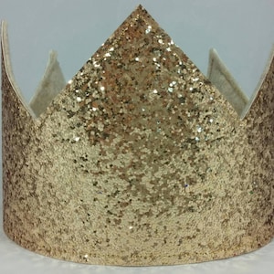 Chunky Glitter Birthday Crown, Large Birthday Crown