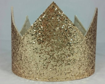 Chunky Glitter Birthday Crown, Large Birthday Crown