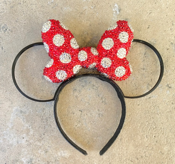 Swarovski Mickey Ears, Rhinestone Minnie Ears, Strass Mickey  display picture 3