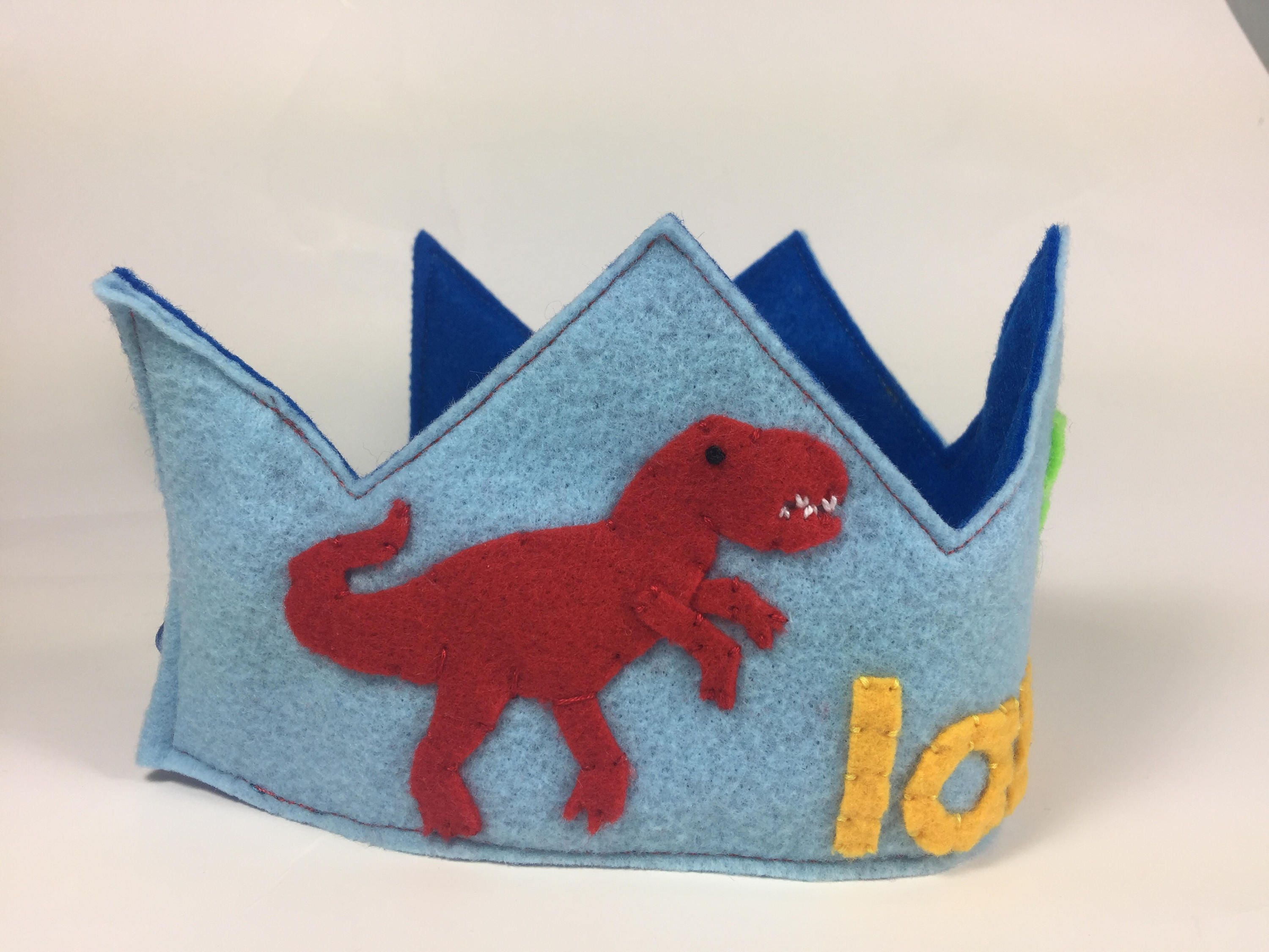 Fabric Birthday Crown - DINO –