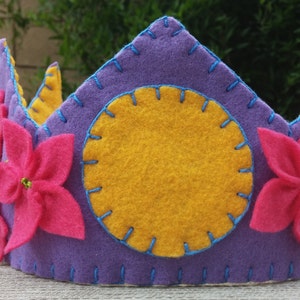 Girls Felt Birthday Crown