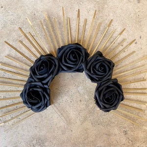 Halo Crown - Sunburst Crown - Rose Crown - Rose Halo - Customizable