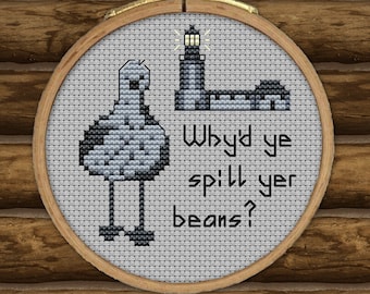 The Lighthouse CROSS STITCH PATTERN pdf - film, movie, quick, easy, beginner, diy, gift, horror, robert eggers