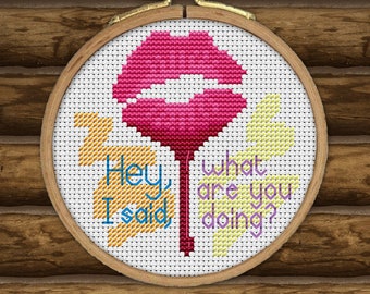 Promising Young Woman CROSS STITCH PATTERN - pdf, instant download, easy, beginner, diy, gift