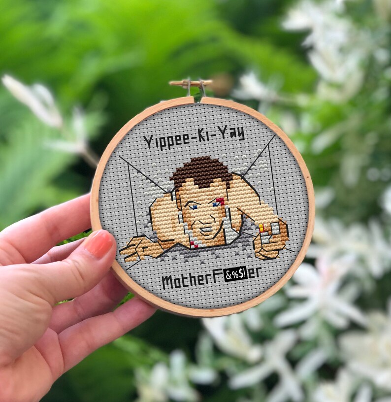 Die Hard CROSS STITCH PATTERN Pdf John Mcclane - Etsy