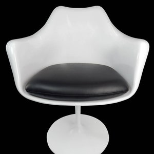 Vinyl Replacement Cushion for Saarinen or Burke Tulip Arm Chair - Many Colors Available - Eames Era Mid Century