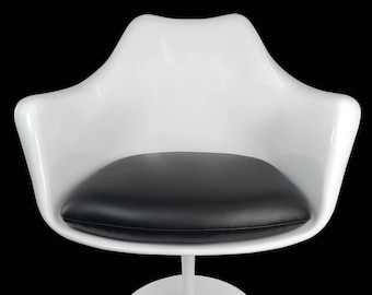 Vinyl Replacement Cushion for Saarinen or Burke Tulip Arm Chair - Many Colors Available - Eames Era Mid Century