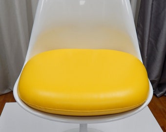 Vinyl Cushion for Saarinen Tulip Side Chair - Many Colors Available - Knoll Style Decor