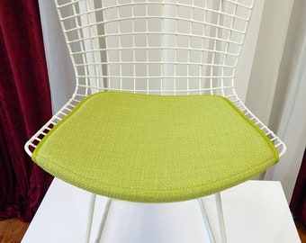 Fabric Cushion for Bertoia Side Chair - Regular or Extra Thick - Wrap around Front Edge!