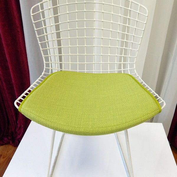 Fabric Cushion for Bertoia Side Chair - Regular or Extra Thick - Wrap around Front Edge!