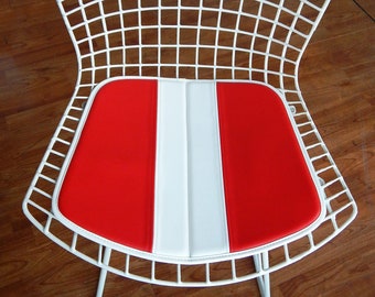 Cushion for Bertoia Side Chair - 1950's Diner Style! Eames Era Decor