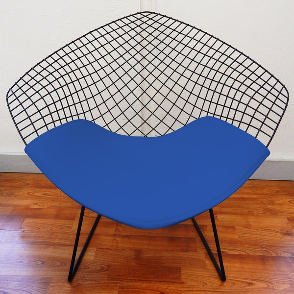 Extra Wide Cushion for Bertoia Diamond Chair - Extra Thick Foam Available - Knoll Style Mid Century Decor