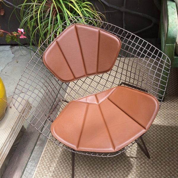 Coussin de chaise Bertoia Diamond avec dossier - Beaucoup de couleurs disponibles -  Ère Eames rétro milieu du siècle