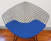 Extra Wide Cushion for Bertoia Diamond Chair - Extra Thick Foam Available - Knoll Style Mid Century Decor