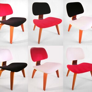 Mélangez et assortissez la housse de siège pour la chaise longue de contreplaqué d'Eames Choisissez vos couleurs image 2