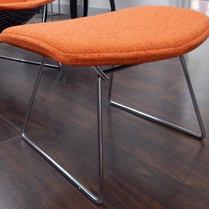 Bertoia inspired Ottoman Cushion Many Colors Available Knoll style Retro Eames Era Mid Century image 4