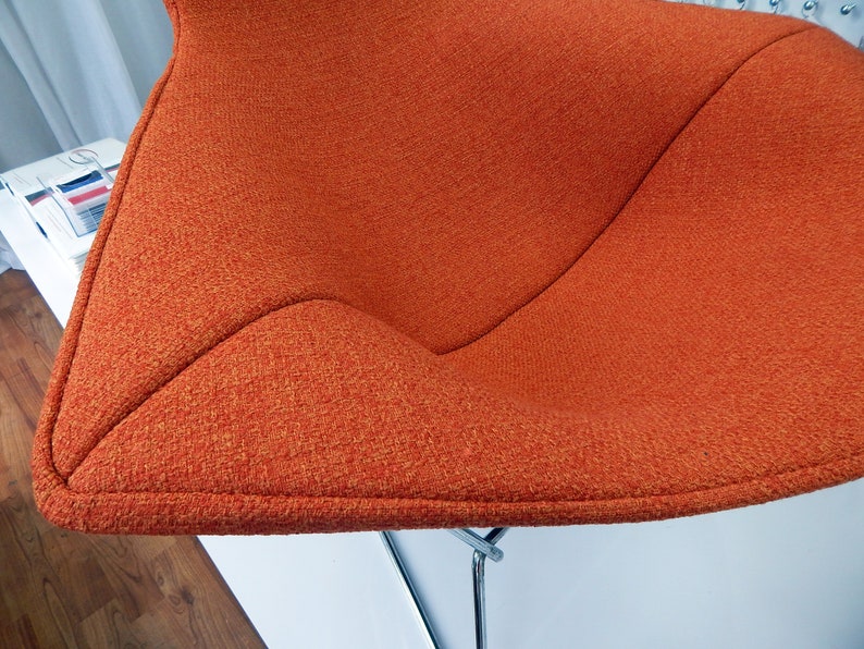 Bertoia inspired Bird Chair Cushion Full Upholstery Cover Many Colors Available image 2