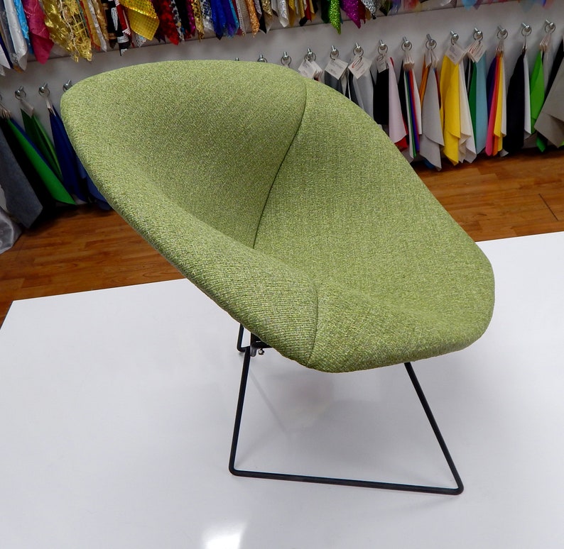 Bertoia inspired Diamond Chair Cushion Comfortable Full Upholstery Cover Many Fabrics and Colors Available image 3