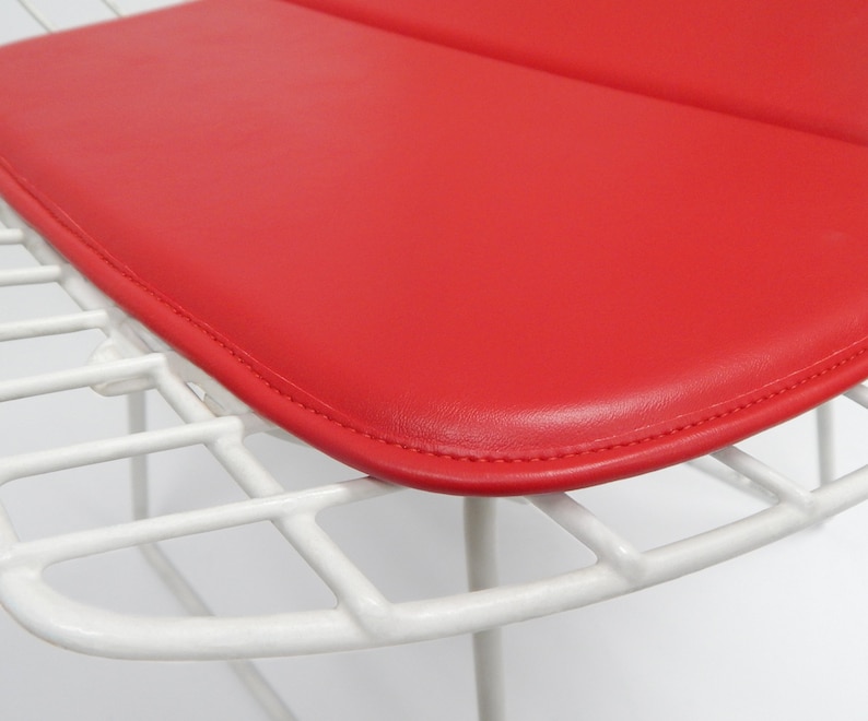 Bertoia inspired Side Chair Cushion Available in many colors and materials Knoll style replacement pad image 4