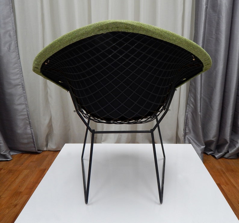 Bertoia inspired Diamond Chair Cushion Comfortable Full Upholstery Cover Many Fabrics and Colors Available image 4