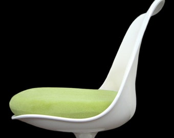 Lime Green Cushion Cover for Tulip Side Chair - Removable