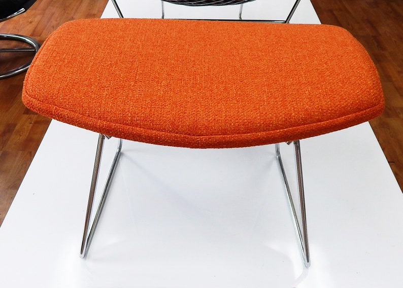 Bertoia inspired Ottoman Cushion Many Colors Available Knoll style Retro Eames Era Mid Century image 2