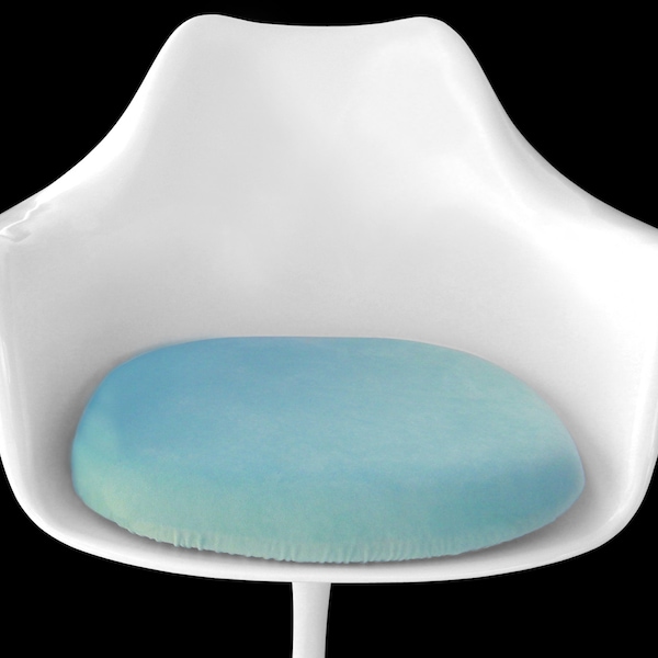 Housse de coussin amovible pour Saarinen fauteuil tulipe (turquoise)