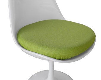 Slip-on Cushion Cover for Saarinen Tulip Side Chair - Poly Linen