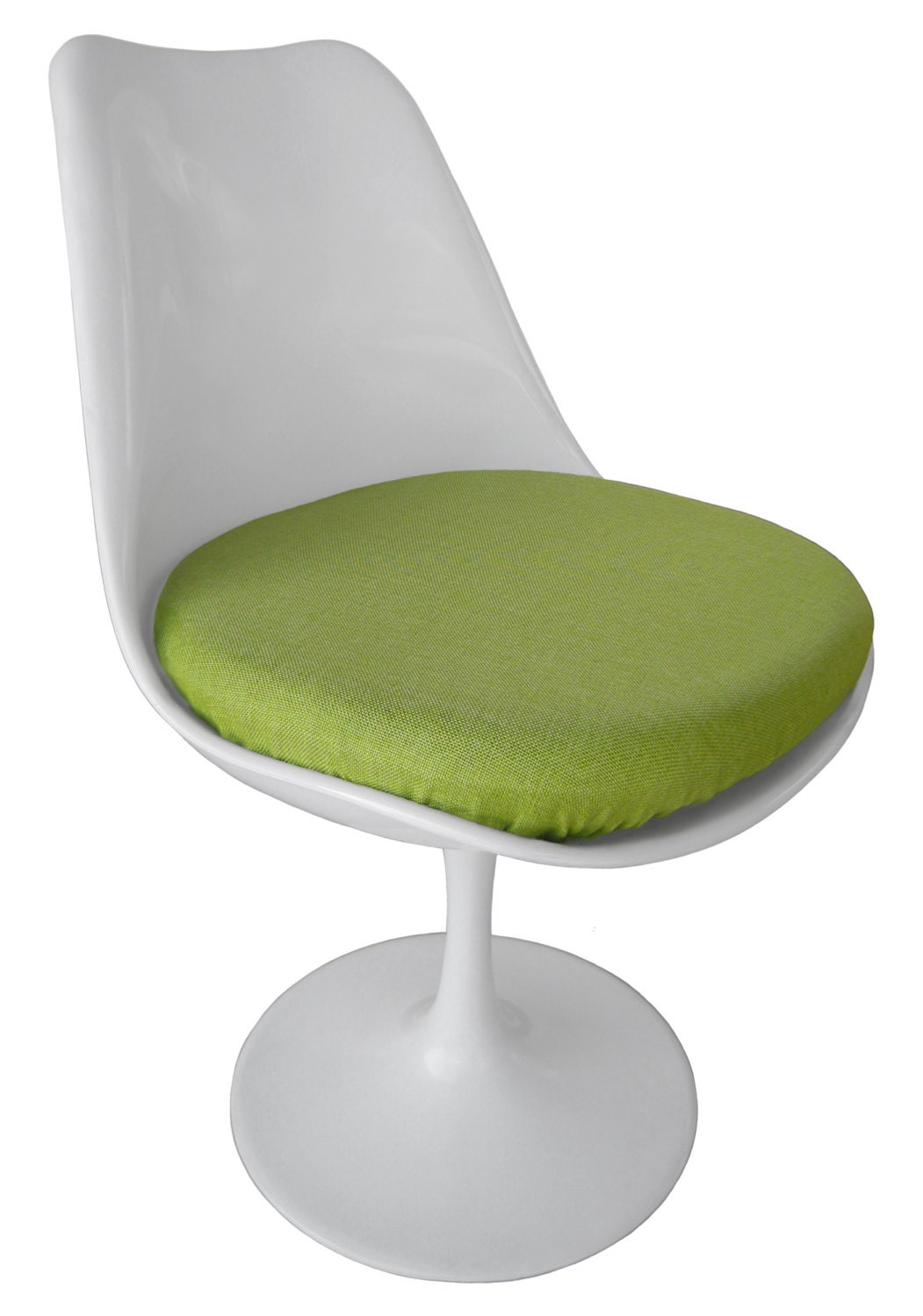 Slip-On Cushion Cover For Saarinen Tulip Side Chair - Poly Linen
