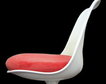 Slip-on Cushion Cover for Saarinen Tulip Side Chair (Red) - Many Colors Available!