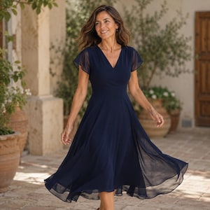 women dress elegant blue neck Amazon.com: HCJKDU Party Dresses for Women Wrap V Neck Short Sleeve Mesh  Club Wedding Guest Maxi Dress Tie Waist Elegant Formal Dress Blue : Clothing,  Shoes & Jewelry