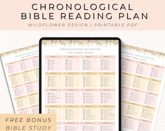 Plano de Leitura Bíblica Cronológica | Acompanhamento Bíblico | Plano Bíblico de Um Ano | Devocional Diário para Mulheres | A Bíblia em um Ano | Plano Bíblico de 365 Dias