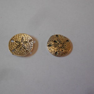 Silver Plated - SILVER SAND DOLLAR  18 mm