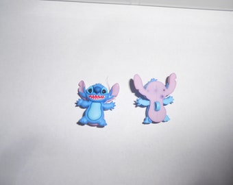 Novelty Button - STITCH (Disney) It&#39;s Me!!  1 1/8&quot;