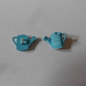 Nieuwigheidsknop - GIETER - BLAUW 1&quot;