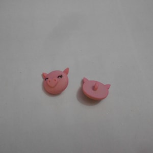 Bottone novità - PIGGY FACE con naso a cuore 3/4&quot;