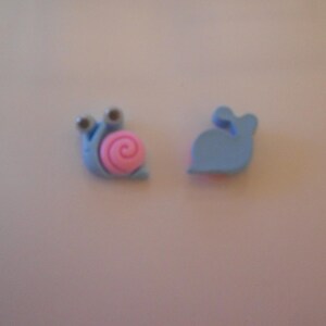 Dos plat ou ornement - BUG EYES - escargot 7/8""