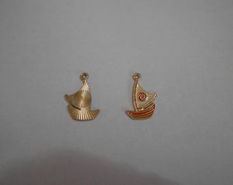 Colgante o Charm - (Película de Moana) WA'A KAULUA (Estabilizador Polinesio)